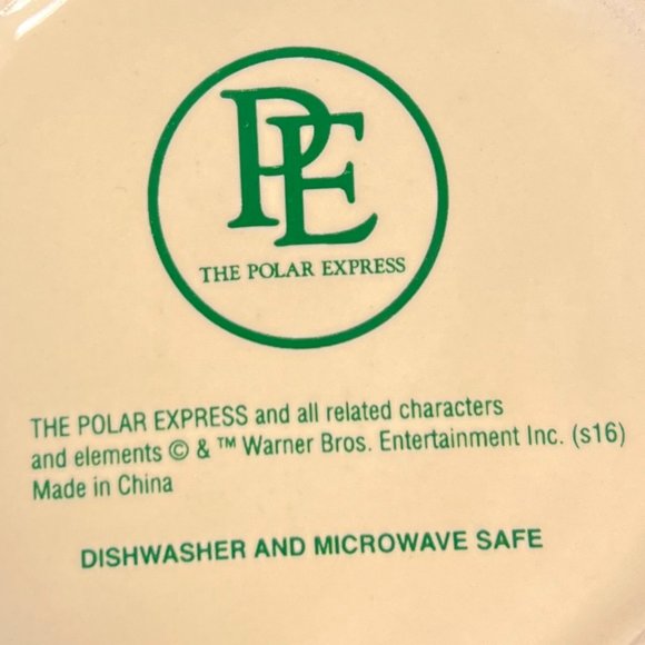 The Polar Express Ceramic Christmas Mug 3D Embossed Train BELIEVE Warner Bros. - Picture 7 of 7